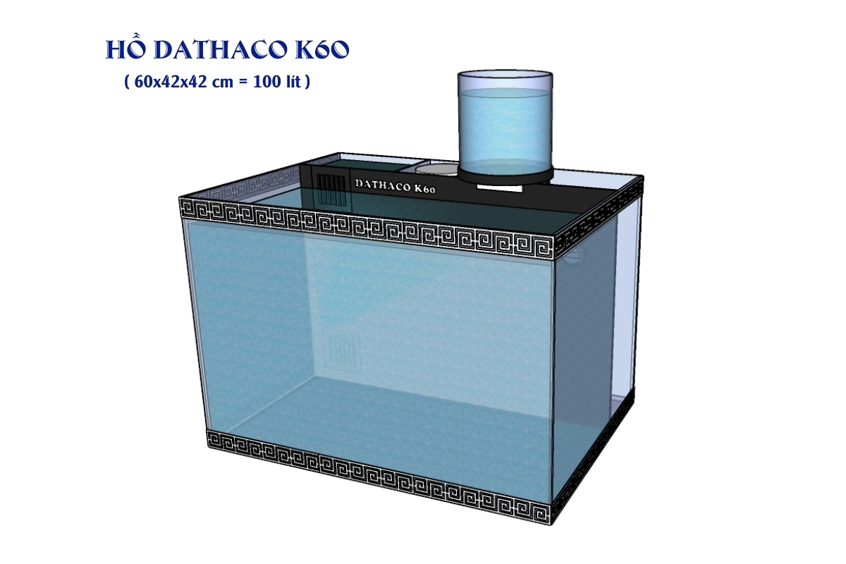 Hồ Cá Cảnh Dathaco K60 Lọc Vách: Hồ Cá Cảnh Dathaco K60 Lọc Vách: