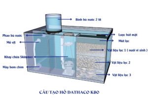 Hồ Cá Cảnh Dathaco K80 Lọc Vách Hồ Cá Cảnh Dathaco K80 Lọc Vách