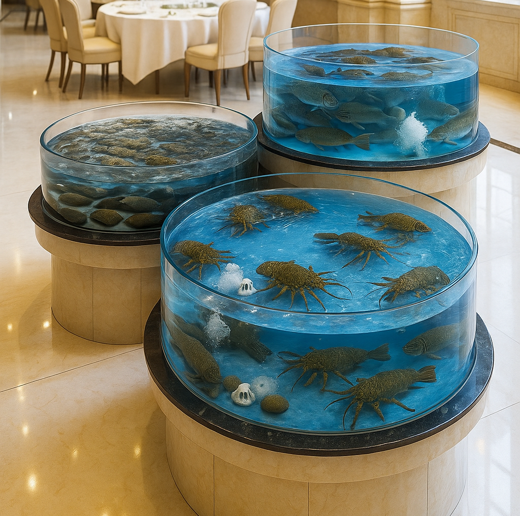 hồ hải sản tròn hồ hải sản tròn