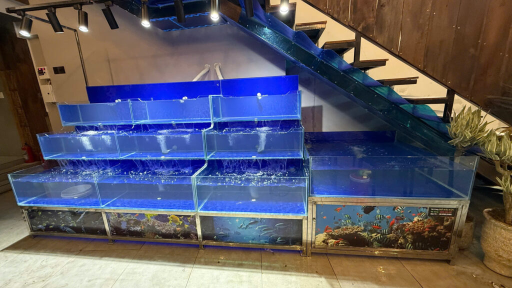 bể hải sản